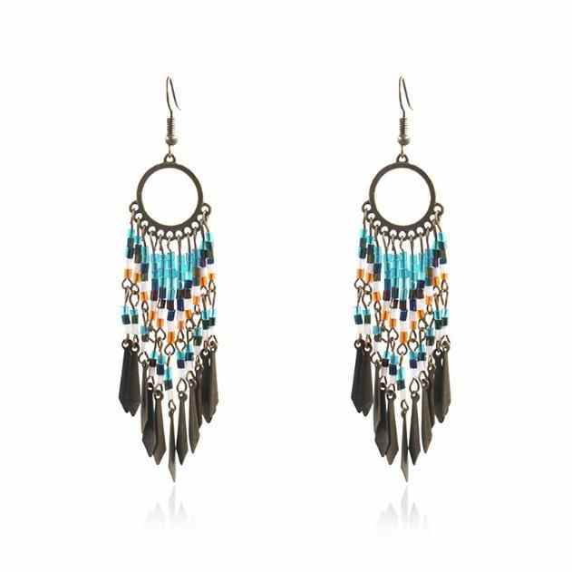 Pendientes Retro De Moda, Joyería De Estilo étnico, Joyería De Moda Para Mujer, Colgante De