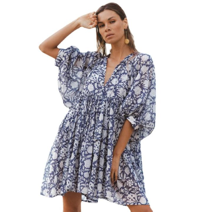Vestido De Algodón Seta T Sin Mangas – Largo, Tirantes Delgados, Lazo En Cintura, Ideal Para Playa Y Verano