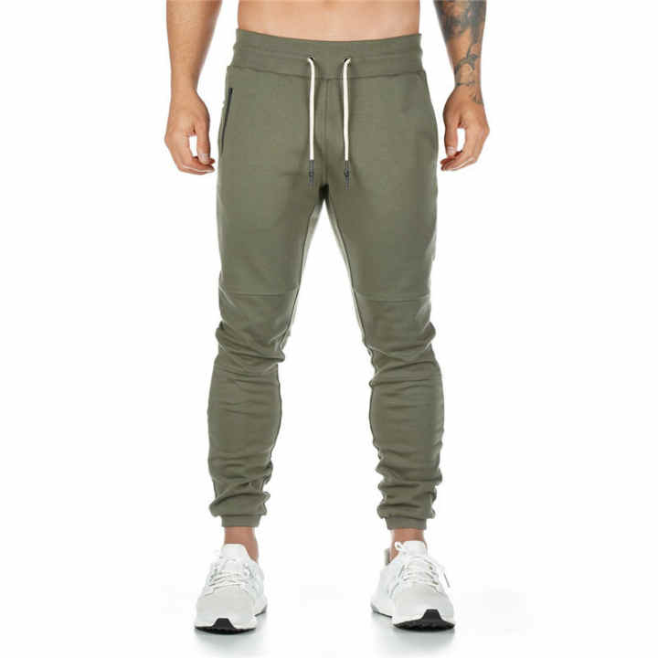 Pantalones de chándal informales para hombre, pantalón ajustado con  múltiples bolsillos, para gimnasio, Fitness, entrenamiento, culturismo,  deporte