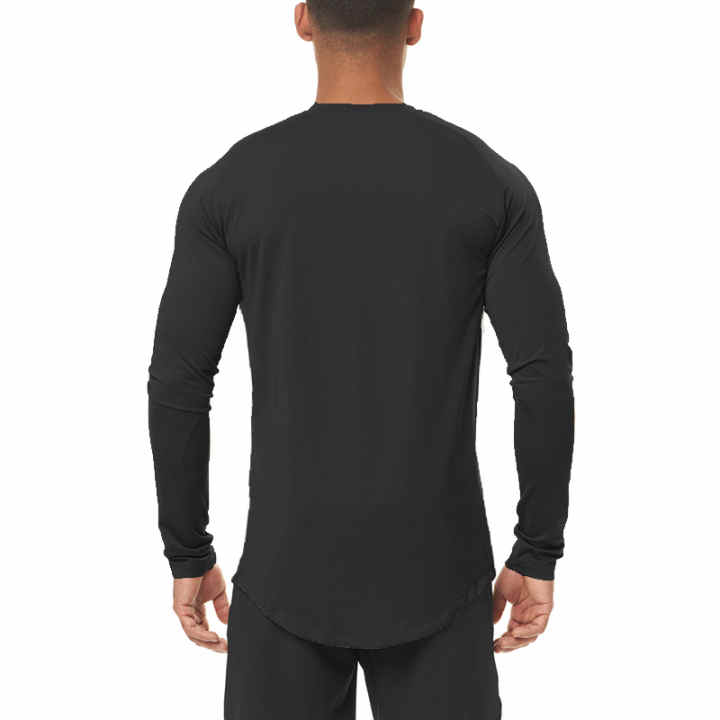 Comprar Muscleguys Camiseta para correr Ropa deportiva Manga larga ajustada Fitness  Hombres Camisa de compresión Trotar Secado rápido Ejercicio Entrenamiento  Camisetas Ropa de gimnasio
