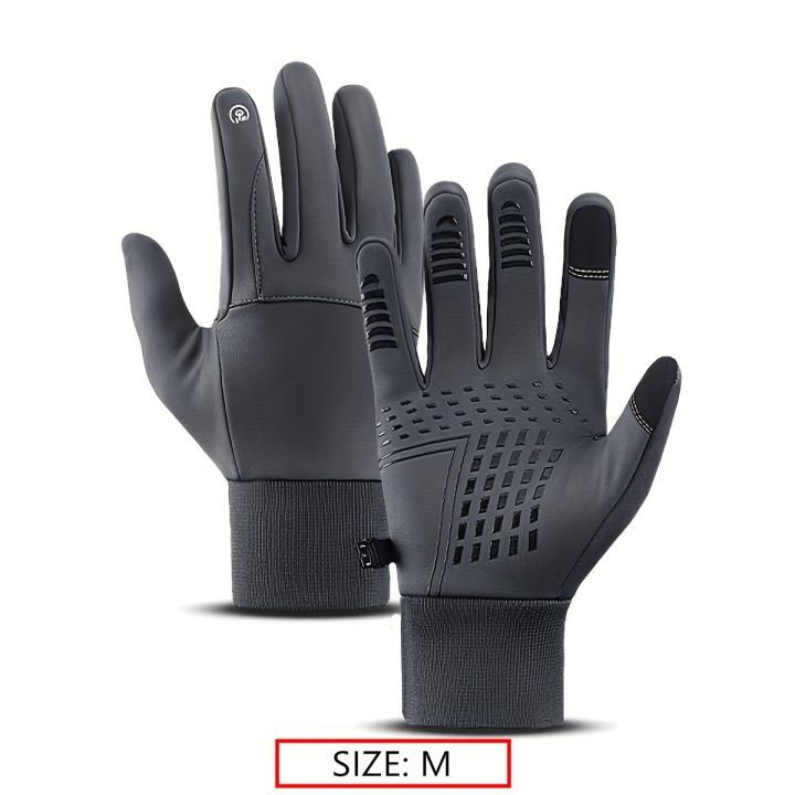 Guantes Cálidos De Invierno Guantes De Esquí Para Actividades Al Aire Libre Snowboard Trabajo L Gris