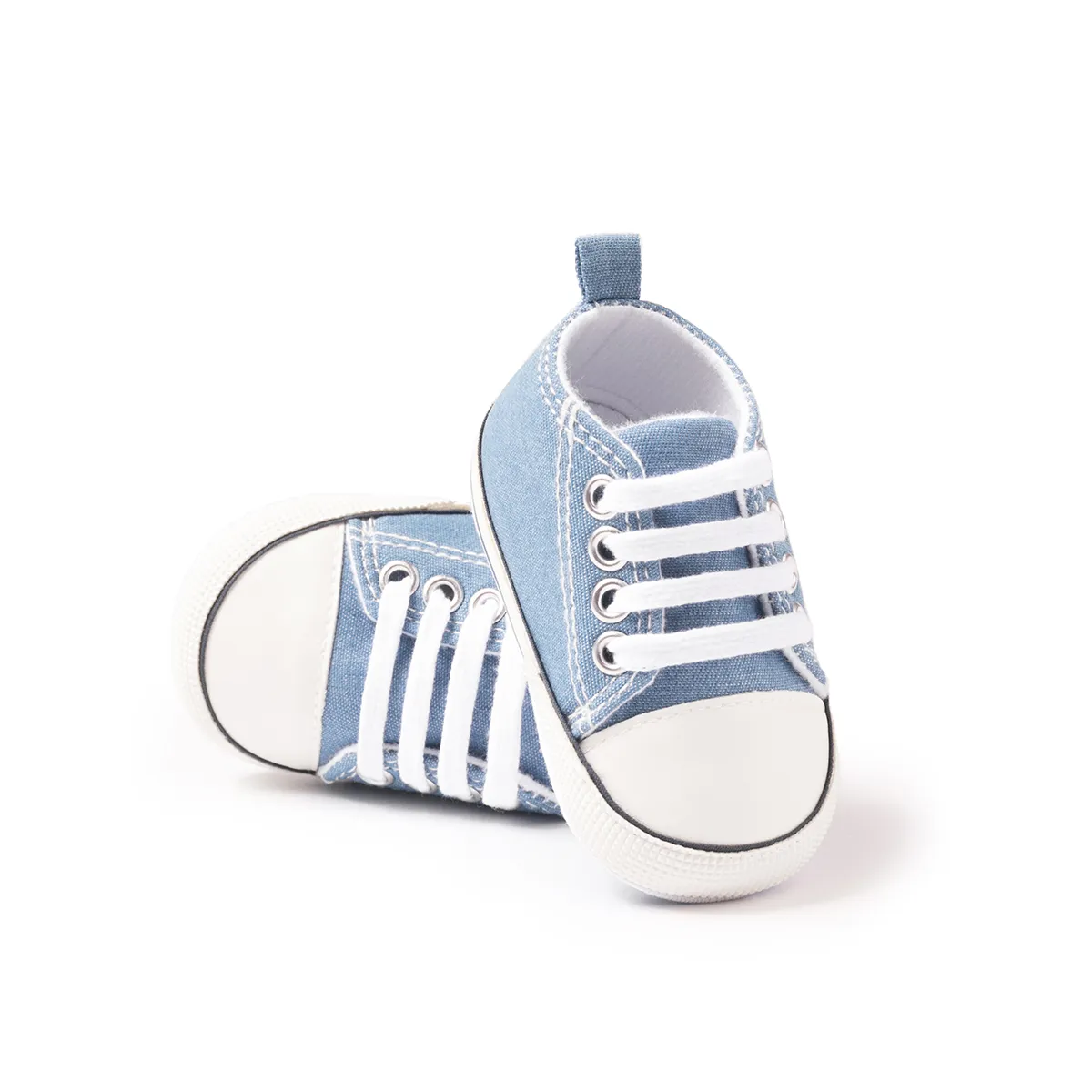 Zapatos lona con estrellas para zapatillas Multicolor antideslizantes, suela para nacido, primeros pasos, informales, para cuna |