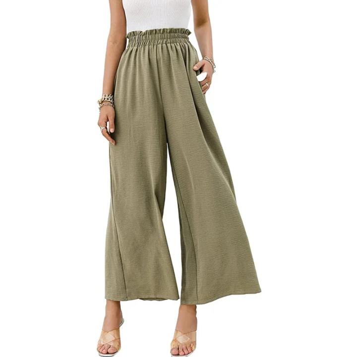 Generisch Pantalones cortos casuales de pierna recta para mujer, cintura alta, pantalones cortos deportivos sueltos, pantalones casuales de moda, amarillo, S