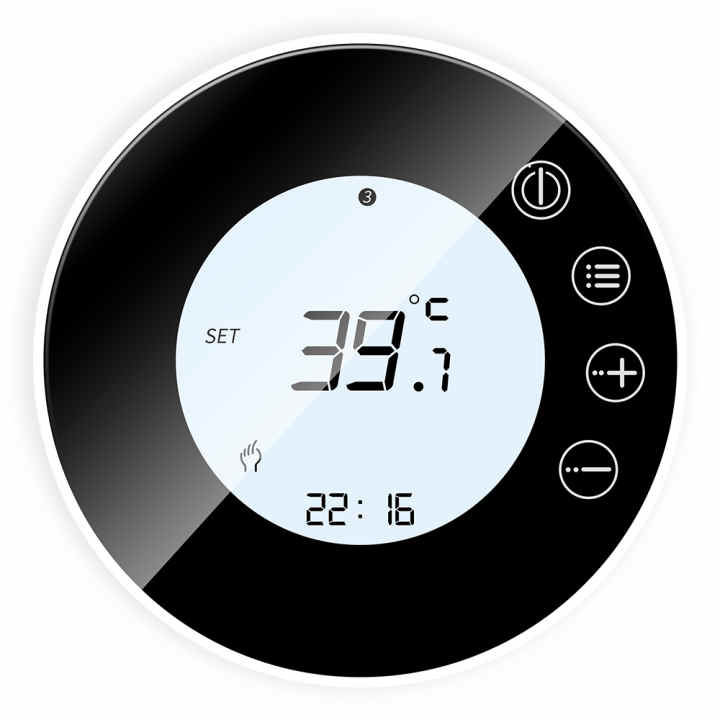  Termostato inteligente WiFi Termostato programable Calefacción  por suelo radiante eléctrico Controlador de temperatura de calefacción de  agua Funciona con Alexa Google : Herramientas y Mejoras del Hogar