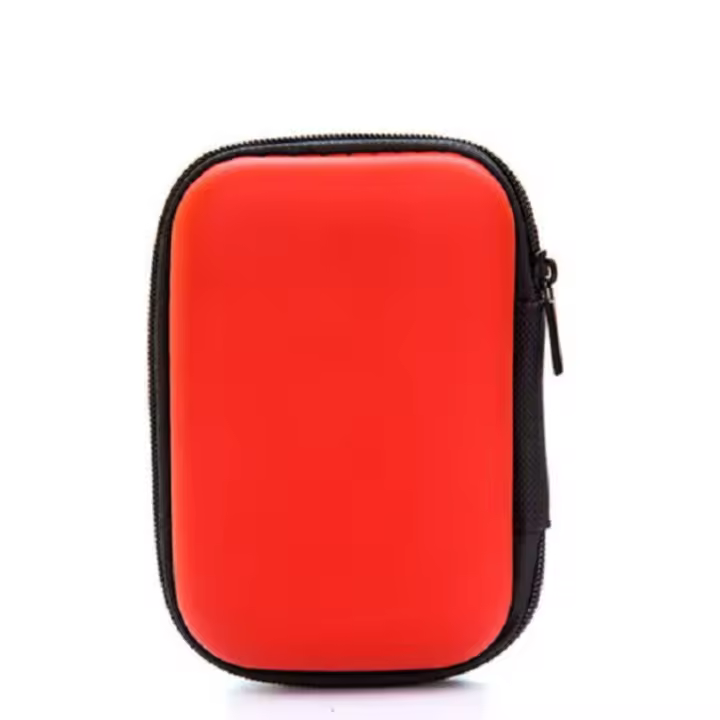 Bolsa de almacenamiento de varios colores, Mini estuche rígido de Material EVA, estuche portátil con cremallera de alta calidad, accesorios, caja de transporte de viaje Bolsa de almacenamiento de varios colores, Mini estuche rígido de Material EVA, estuche portátil con cremallera de alta calidad, accesorios, caja de transporte de viaje