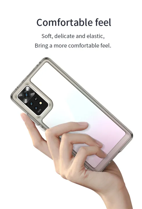 Funda Silicona Antigolpes Transparente compatible con Xiaomi Redmi Note 12  Pro 4G