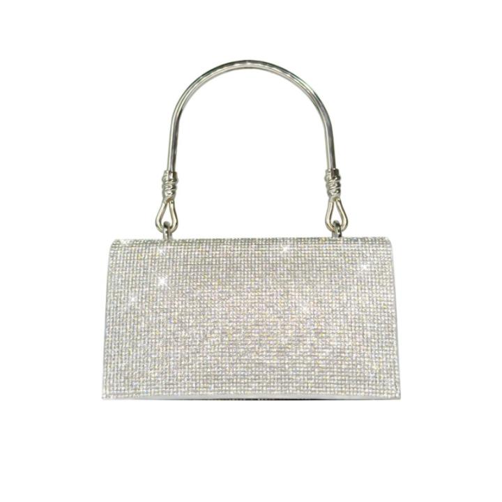 Nuevo Bolso De Mano Con Diamantes Brillantes Bolso De Lujo Ligero Para nuevo-bolso-de-mano-con-diamantes-brillantes-bolso-de-lujo-ligero-para