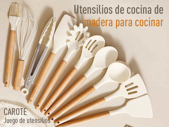 CAROTE-Juego de ollas y sartenes antiadherentes para cocinar, juego de  utensilios de cocina, 16 piezas - AliExpress