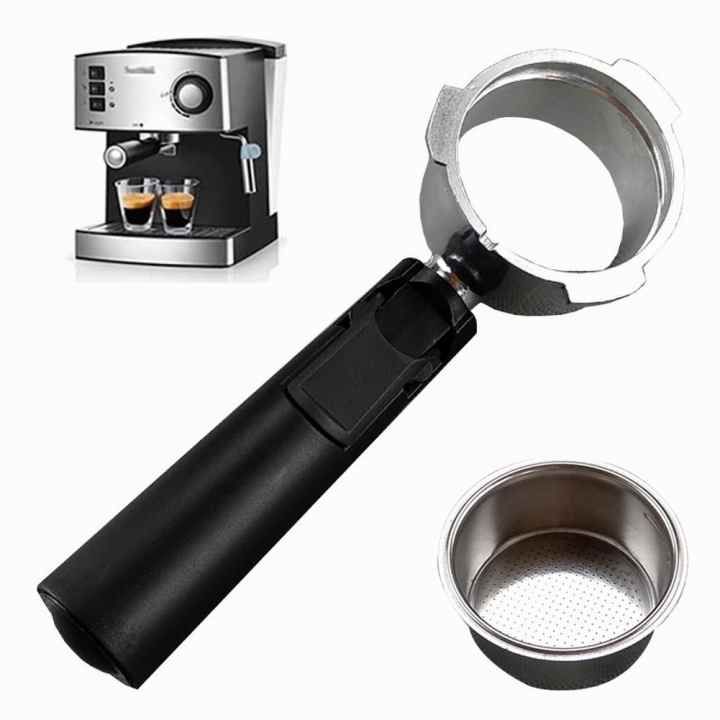  Portafiltro sin fondo de café para Delonghi EC680/EC685 Filtro  51MM reemplazo cesta de filtro accesorios de café fácil de usar : Hogar y  Cocina