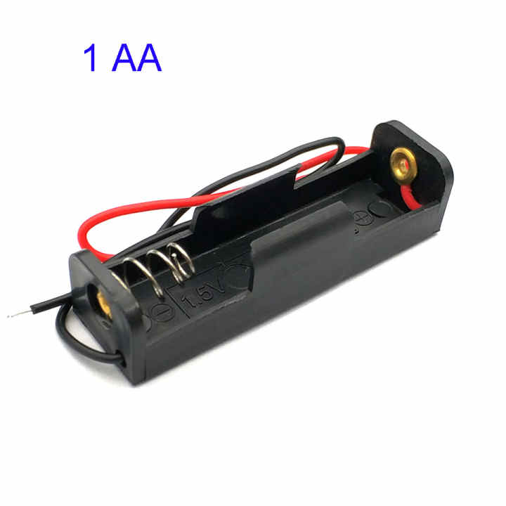 KUOQIY - Juego De 5 Portapilas AA Para 6 Baterías (9V), Con Conector Hembra USB