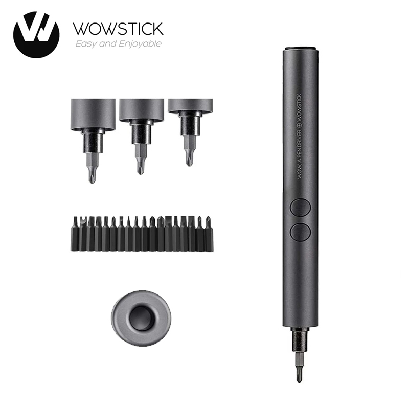  wowstick Mini destornillador eléctrico, 3 luces LED, destornillador  eléctrico inalámbrico recargable (23) : Herramientas y Mejoras del Hogar