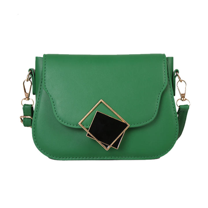 LEFTSIDE Bolsos Con Solapa Verde Para Mujer, Tendencia De Primavera
