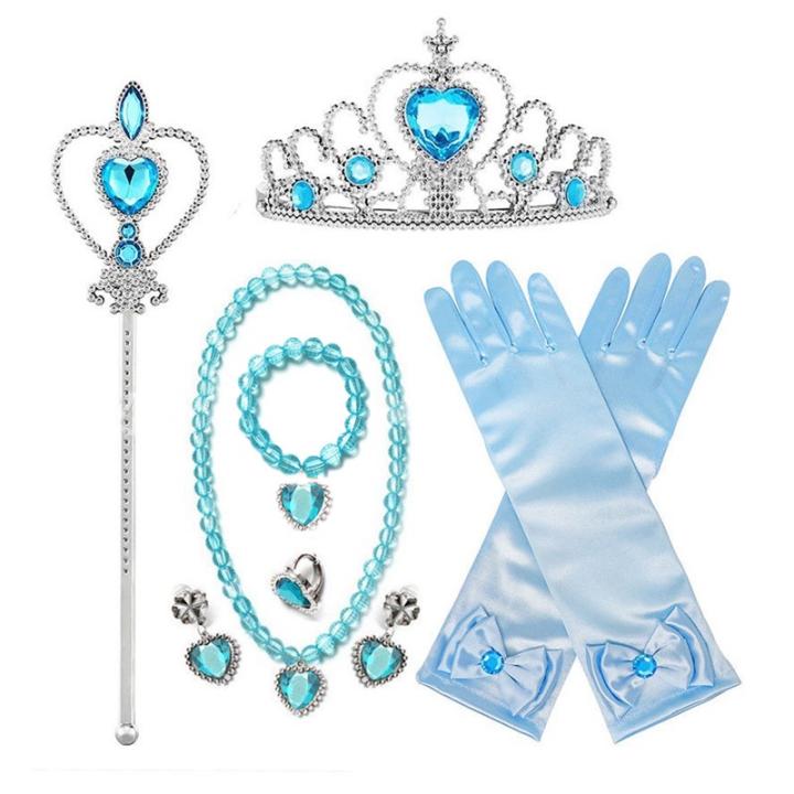 Zapatos De Princesa Elsa Cosplay – Sandalias De Tacón Alto Con Lentejuelas Y Cristal, Color Azul Y Plata, Tallas EU 23-36 Para Niñas