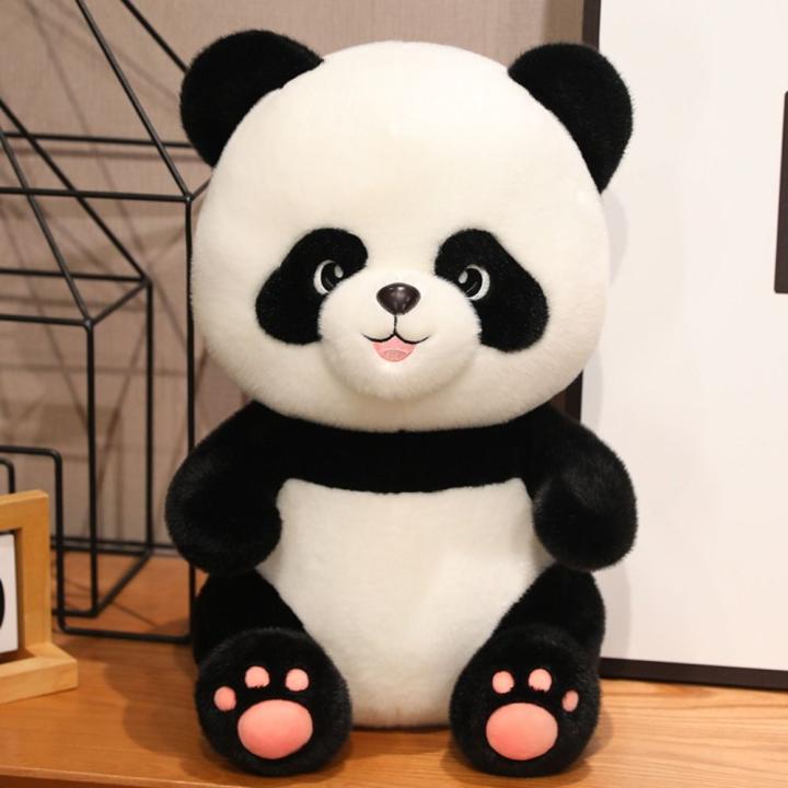 Panda De Peluche De 28 Cm – Suave, Abrazable Y Súper Bonito, Ideal Para Regalar O Decorar