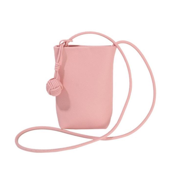 Bolso Cruzado De Cuero Para Mujer - Mini Bandolera, 20x13x3 Cm, Con Bufanda De Seda | Para Teléfonos Hasta 6.5 Pulgadas