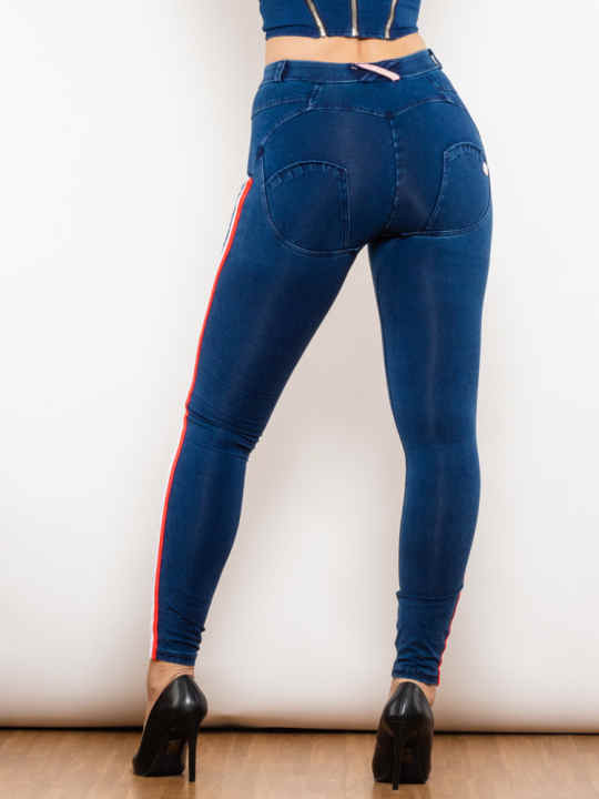 Shascullfits-pantalones vaqueros de cintura alta para mujer, Jeans