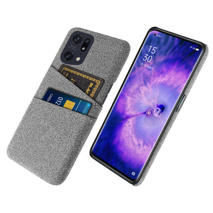 FTRONGRT Cover Per Oppo Find X3 / X3 PRO - Custodia Ibrida Dual Layer TPU+PC Antiurto Con Supporto, Grigio - 4