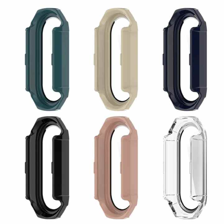 Comprar Protector de pantalla para Xiaomi Mi Band 8 PC + Funda protectora  de vidrio templado Funda protectora Parachoques