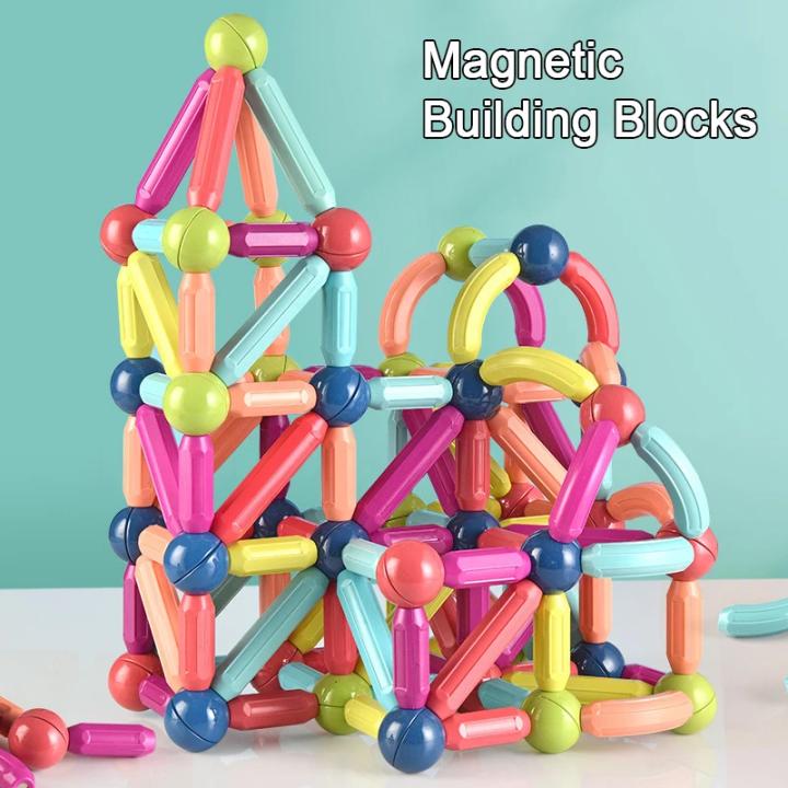 BLOQUES CONSTRUCCIÓN DIVERTIDOS MAGNÉTICOS DE 68 PCS BLOQUES CONSTRUCCIÓN DIVERTIDOS MAGNÉTICOS DE 68 PCS