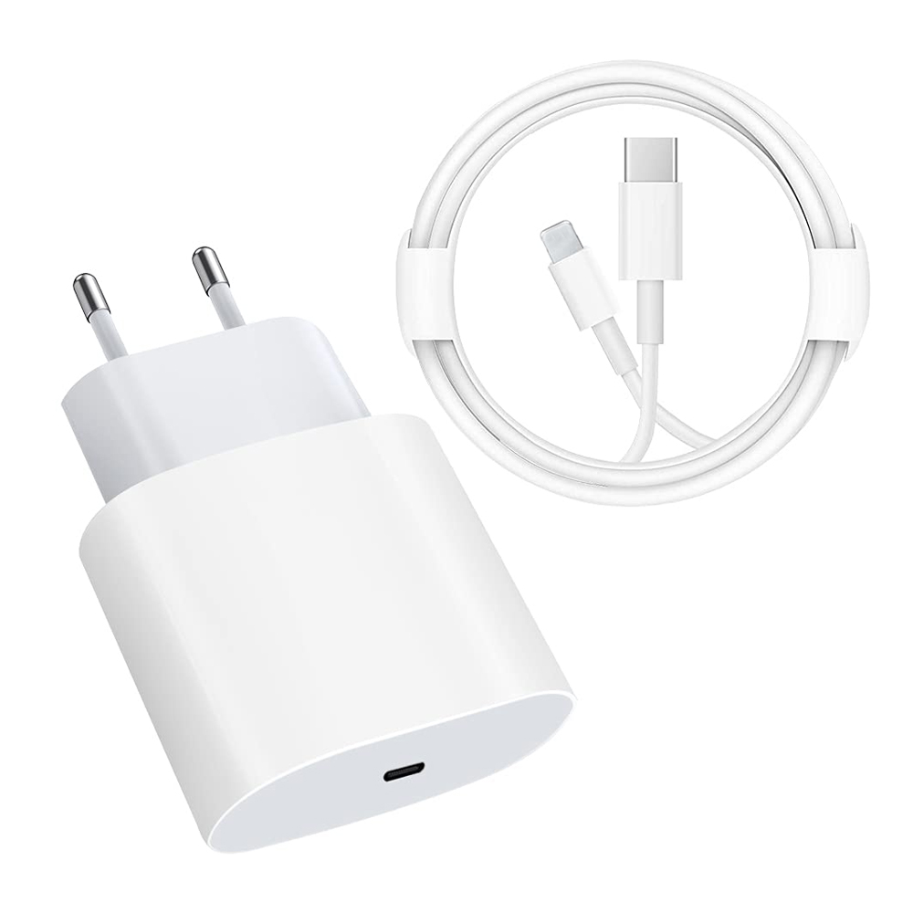 Cargador Apple MHJE3 20W USB C Carga Rápida