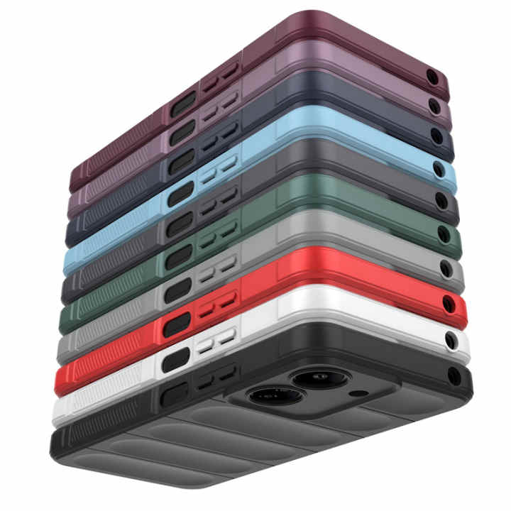 Para Xiaomi Poco X6 Pro/Redmi K70E Funda trasera de cuero para