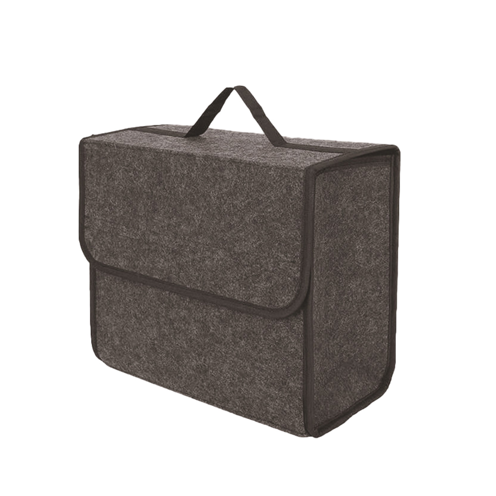 Bolsa de almacenamiento de gran capacidad para coche, organizador de  maletero de coche, caja de almacenamiento de fieltro suave, bolso de  almacenamiento de herramientas