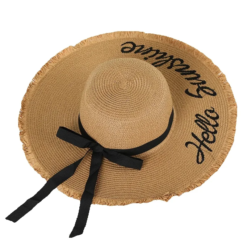 Sombrero para el sol, sombrero de sol para niñas, sombreros de verano para  niños, parte superior vacía, protección UV, ala grande, sombrero de playa