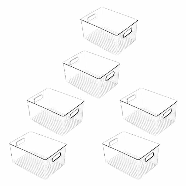 Caja De Almacenamiento De Alimentos De 1 Pieza, Contenedores De Alimentos Para  Refrigerador Con Asas, Contenedor