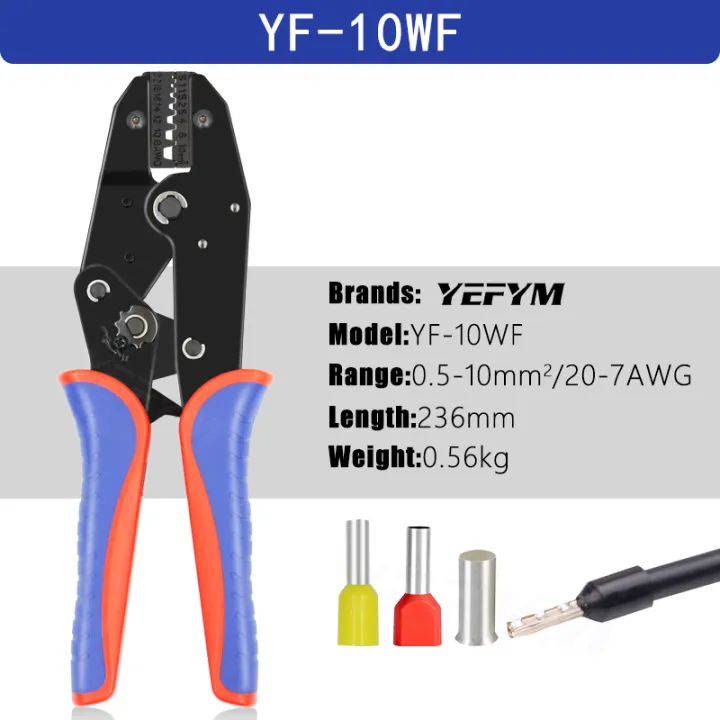 Crimping Tool For Sleeves Ferrule Terminals - Ratcheting Wire