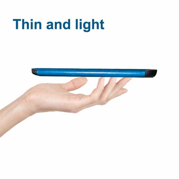 Funda plegable delgada para Kindle Paperwhite (10ª generación 2018), funda  de piel sintética suave con función de encendido y apagado automático