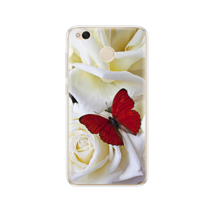 HopMore Funda Con Tapa Y Cartera Para Xiaomi Redmi Note 9 – Diseño De Mariposa En Rosa, Cuero PU Con 3 Ranuras Para Tarjetas Y Soporte Plegable