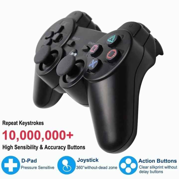 Controlador Android/PC/PS3, Gamepad Android para teléfono móvil Bluetooth,  Gamepad inalámbrico 2,4G para PC/PS3/TV, mango de juego de doble vibración