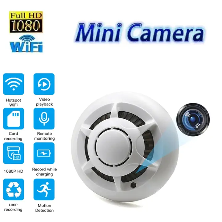 Mini Camara Espia Wifi Vivo Hd 4k 1080p Microfono Invisible