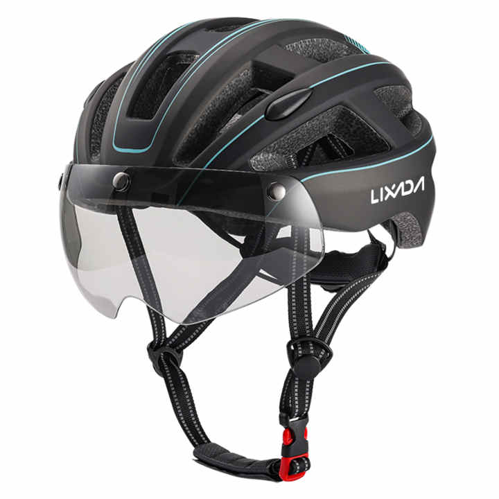 Casco Bicicleta Adulto Montaña Negro Lixada