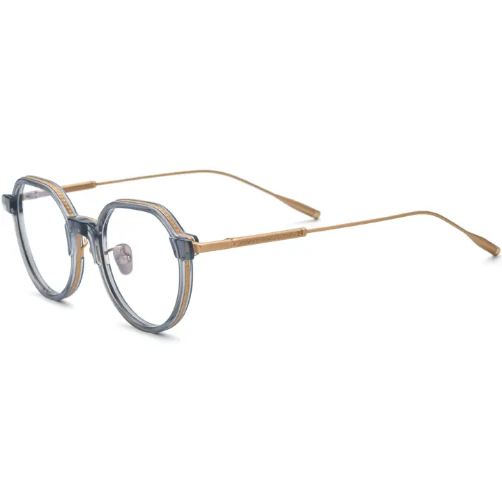 Montura de gafas de titanio y acetato 2023 para hombre y mujer