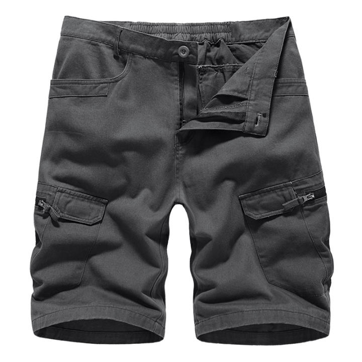 Pantalones Cortos Tipo Cargo De Camuflaje Para Hombre Sueltos pantalones-cortos-tipo-cargo-de-camuflaje-para-hombre-sueltos