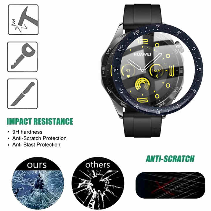 Protector de pantalla 20D para Huawei Watch GT4, película antiarañazos para  Huawei Watch GT 4, película