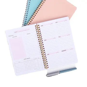Cuaderno planificador de Agenda, cuaderno de bocetos, cuaderno de notas, Libretas  Bonitas, A6, Diario, cuaderno de