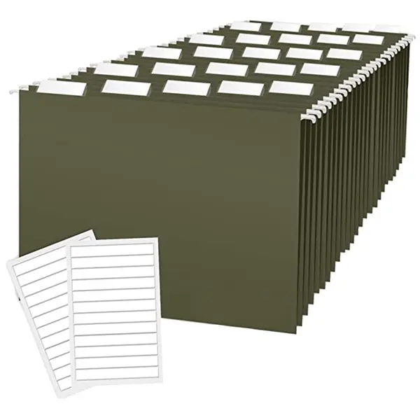 Paquete de 3 carpetas colgantes para A4, archivador de papel carta,  organizador de archivadores, carpetas colgantes de plástico, carpetas  colgantes de