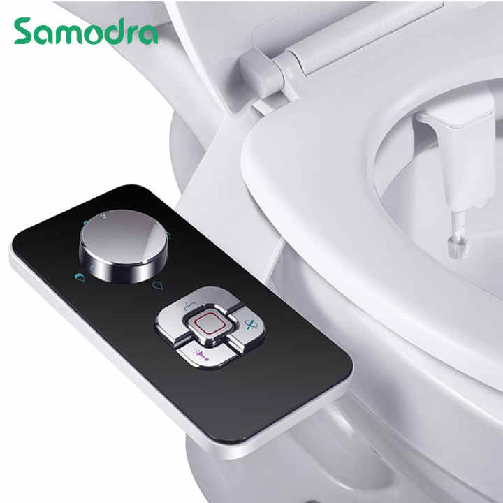 SAMODRA - Accesorio para bidé para asiento de inodoro no eléctrico con  boquillas
