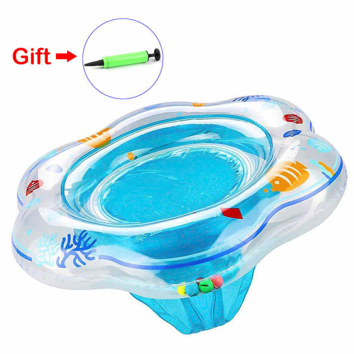 Anillo De Asiento Flotador De Natación Inflable Para Bebé Con Asas De