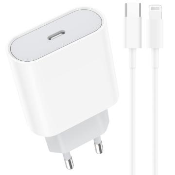 Cargador USB C con cable de carga para iPhone 14/13/12/11, 20 W, cargador  rápido original con cable de carga rápida, cable Lightning de 2 m para iPad/XS/SE/Pro  Max/Mini : : Informática