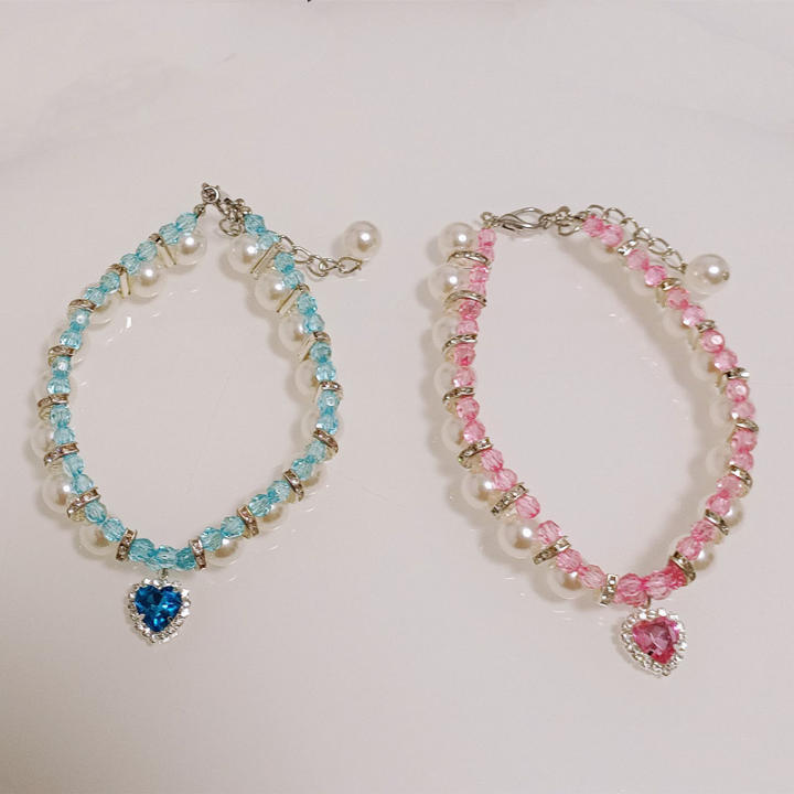 Collar Ajustable Perros Pequeños Collar Perlas Para Perro LtuzPet - Ajustable, Colgantes, Tallas XS-M Regalos Mascotas Elegantes