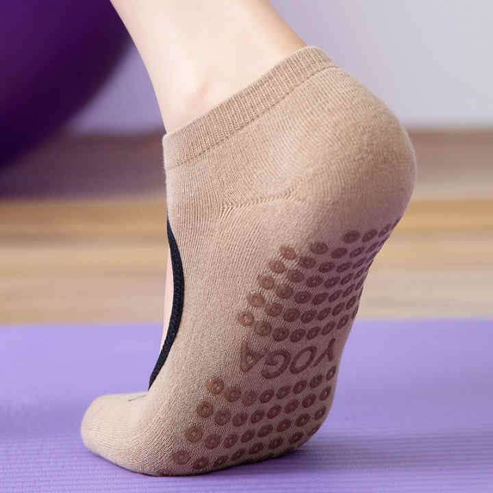 Calcetines de Pilates profesionales para mujer, medias