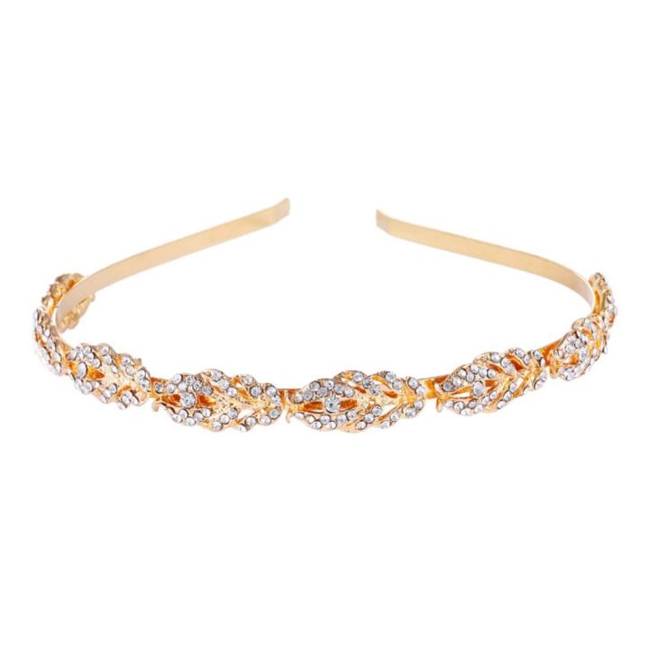 Diadema Ancha De Cristal Para Mujer, Diadema Vintage Con