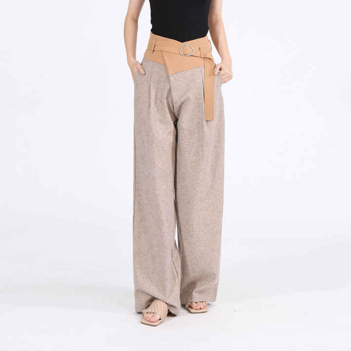 TWOTWNSTYLE, pantalones sueltos informales de verano para mujer