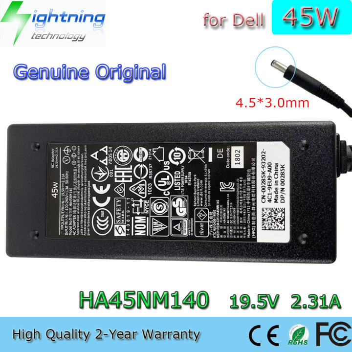 thumbnail image 2 of 45W AC Laptop Charger Power Cord For Dell - 19.5V 2.31A - 4.5*3.0mm Tip - 3 Year Warranty 2 of 6