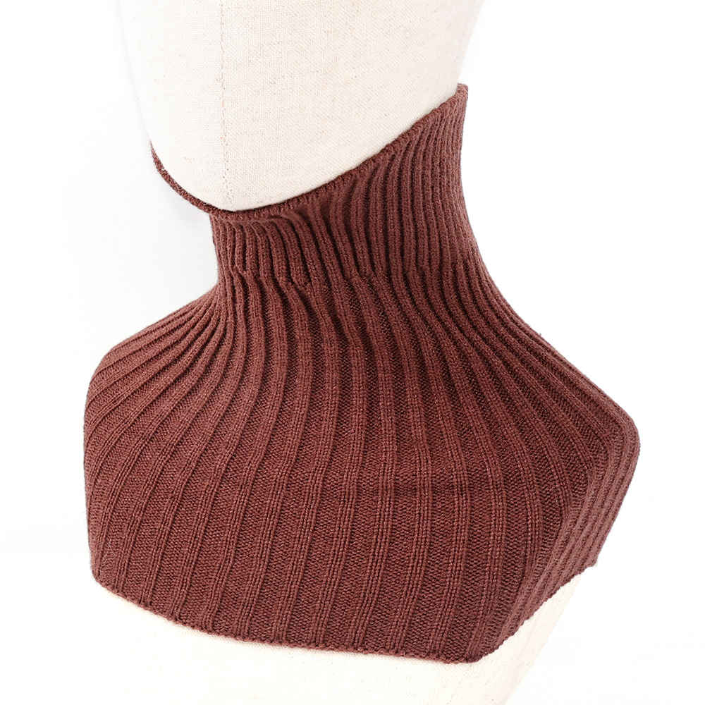 Cuello Falso De Punto Para Mujer, Cuello Alto Cálido, Cuello Falso De Punto Para Invierno, Bufanda De Cuello Con Volant Dmontable, Cuello Falso Gruo A Prueba De Viento - AliExprs