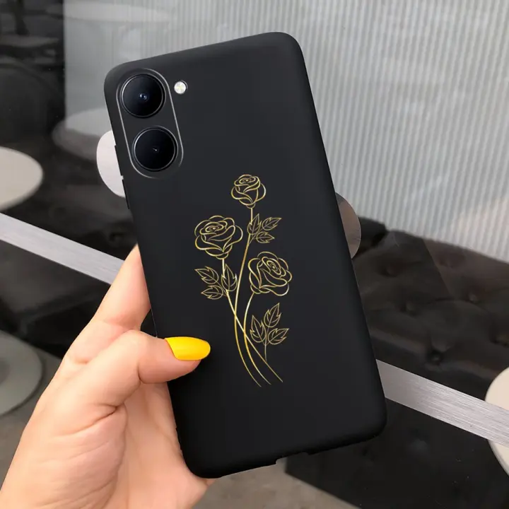 Funda de silicona suave para Xiaomi Redmi 10A, carcasa elegante pintada con  flores para chica, 2022