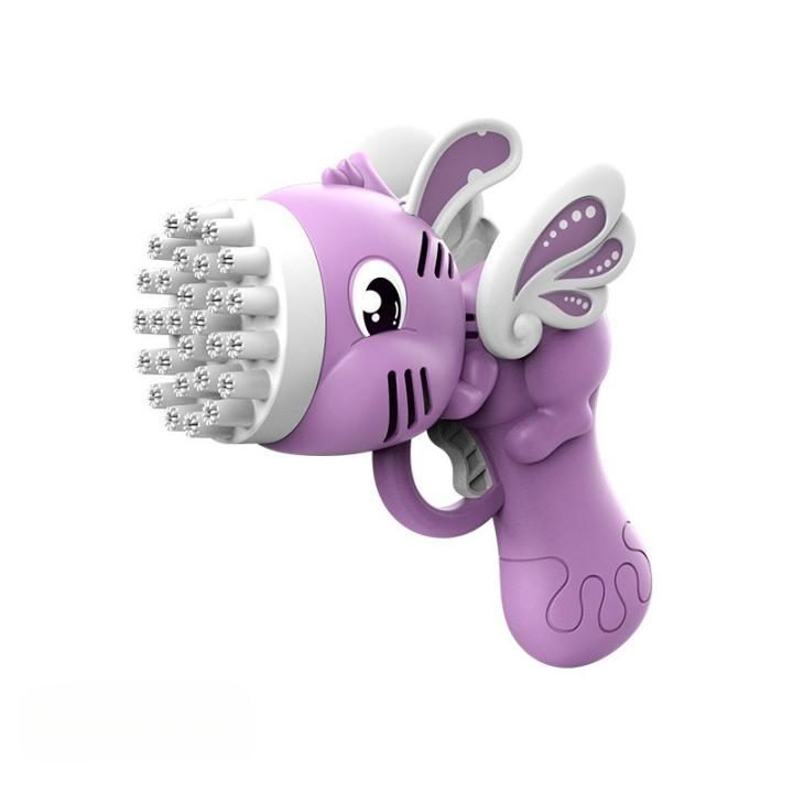 Mini Soplador De Burbujas Con Forma De Pistola – Varita De Pompas De Jabón, Juguete Antiestrés De PVC Para Oficina, Fiestas Y Regalos Originales